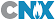 CNX Logo consisting of the letter "C" in grey, then the letters N and X in blue, with a blue flame between the letters N and X.